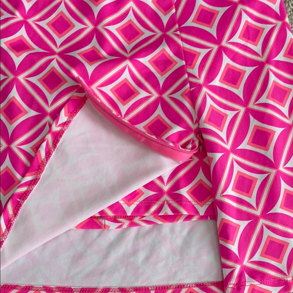 Lulu-B Geometric Pink Skort-Excellent condition - Picture 9 of 12